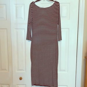 Black and white striped dress!!!